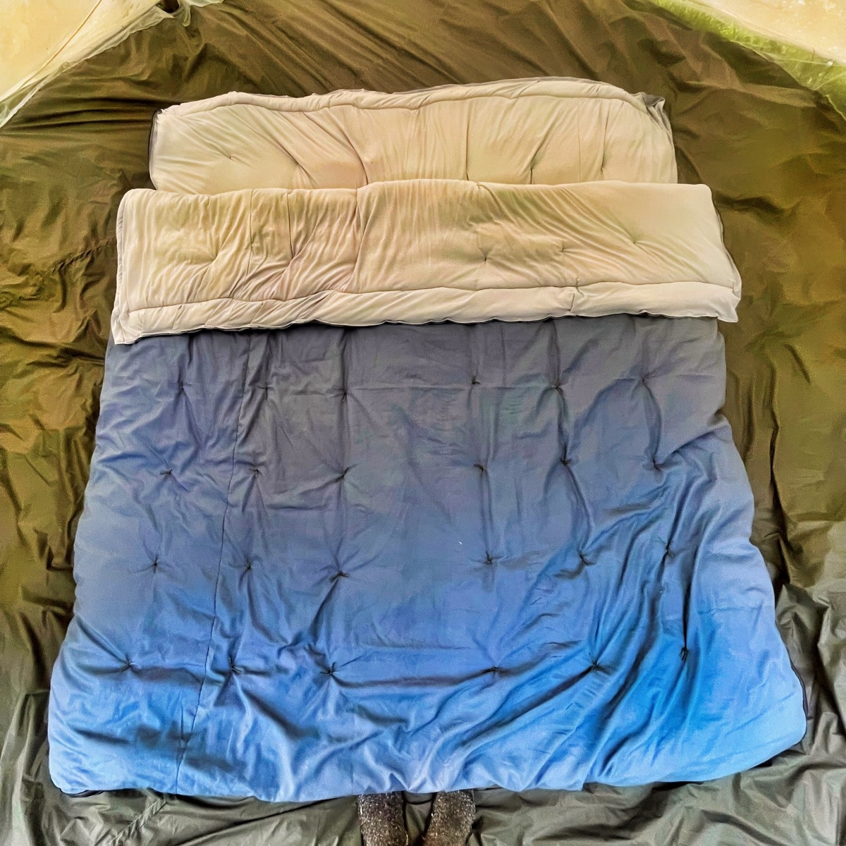 Aurora Borealis Cold-Weather Wool Sleeping Bag - Image 3