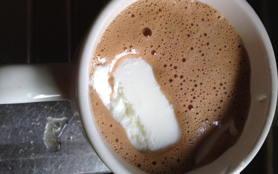 Mocha Raw Egg Lattee