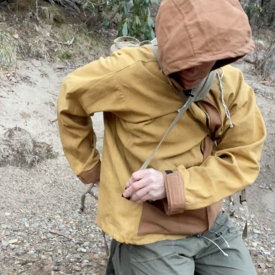 Beeswaxed Canvas Rain Parka