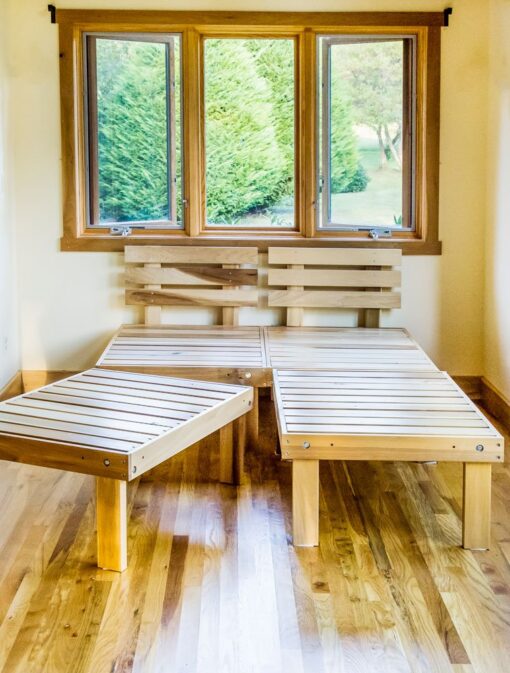 Slatted Wooden Bedframe