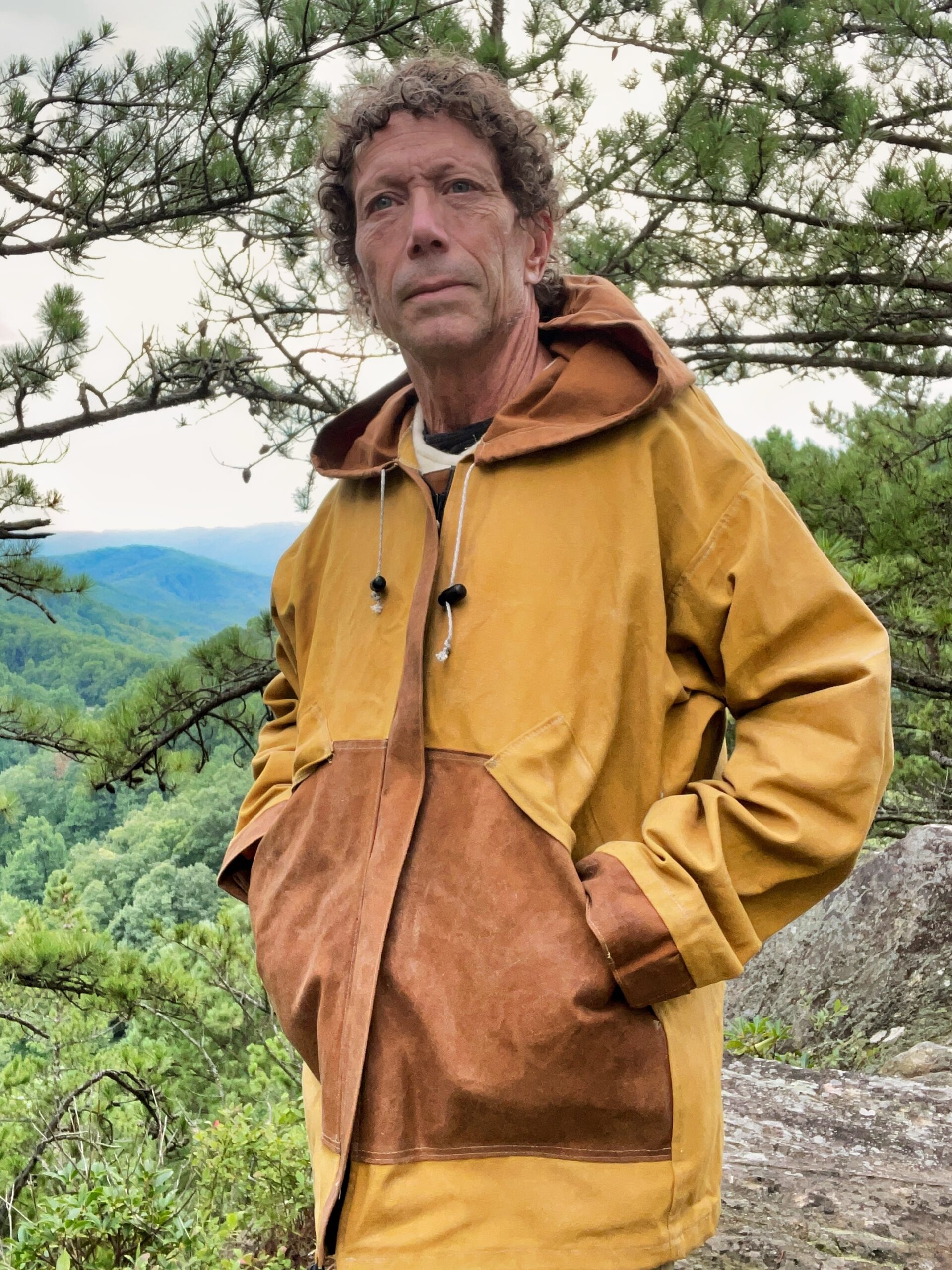 Waxed Canvas Rain Jacket - Image 2